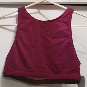 NWT Athleta Reversible High Neck Bikini Top